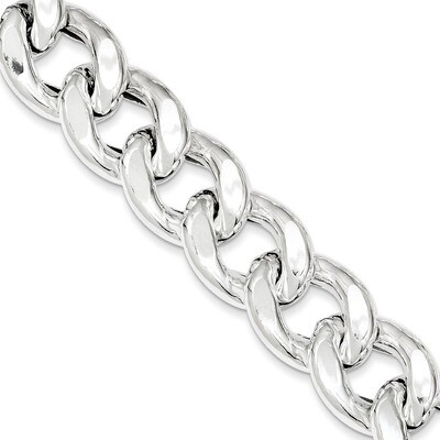 9 Inch Curb Bracelet Sterling Silver QG3214-9, MPN: QG3214-9, 191101293900