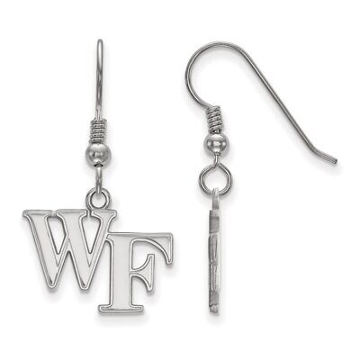 Wake Forest University Small Dangle Earring Wire Sterling Silver SS007WFU, MPN: SS007WFU, 886774720…