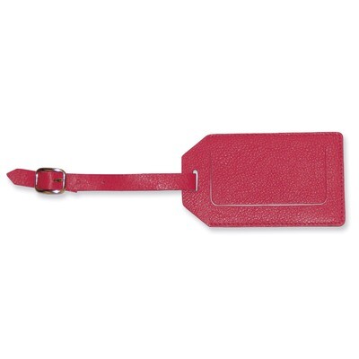 Pink Leather Luggage Tag GM4706, MPN: GM4706, 892925185630