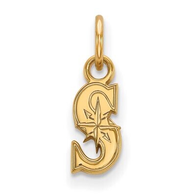 Seattle Mariners x-Small Pendant 14k Yellow Gold 4Y006MRN, MPN: 4Y006MRN, 886774865249