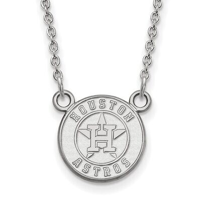 Houston Astros Small Pendant with Chain Necklace 10k White Gold 1W008AST-18, MPN: 1W008AST-18, 8867…