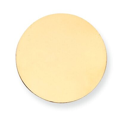 Round Stamping 14k Yellow Gold YG1016, MPN: YG1016,