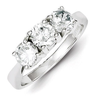 Ring Sterling Silver Diamond QR4235, MPN: QR4235, 883957569826
