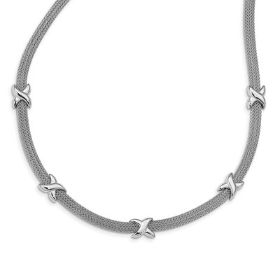Leslie&#39;s 2 inch Extender Necklace 16.5 Inch Sterling Silver Polished HB-QLF877-16.5, MPN: QLF877-16…