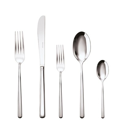 Sambonet linear 5 piece place setting solid handle - 18/10 stainless steel, MPN: 52513-93, 79095588…