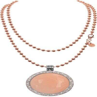 Nikki Lissoni 33mm Coin Inside 35mm Pendant On 60cm Length Chain with Deluxe Gift Box Bag &amp; Pouch S…