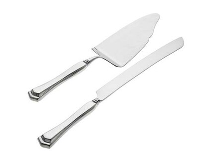 Ricci Francesca 2 Piece Cake Set - Server &amp; Knife, MPN: 66016, 644907660167