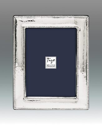 Tizo Shine Beaded 4 x 6 Inch Sterling Silver Picture Frame, MPN: 9910-46,