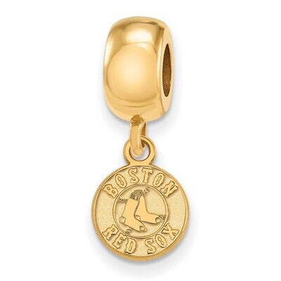 Boston Red Sox Bead Charm x-Small Dangle Gold-plated Silver GP035RSO, MPN: GP035RSO, 886774937489