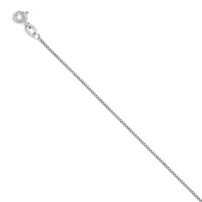 Leslie&#39;s Box Chain 18 Inch - 14k White Gold HB-904-18, MPN: 904-18, 886774543345