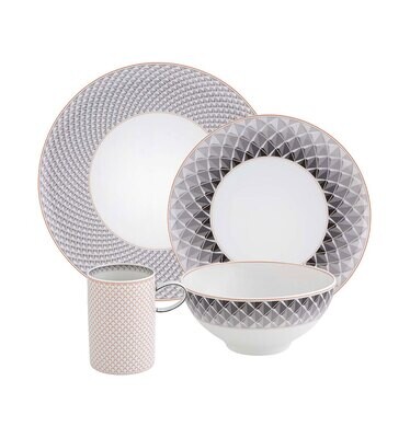 Vista Alegre Maya 4 Piece Place Setting 21132027, MPN: 21132027, 5601266100470