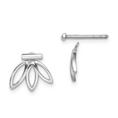 Earrings Sterling Silver Rhodium Plated QE14624, MPN: QE14624, 886774012322