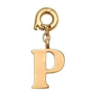 Nikki Lissoni P Charm Gold-Plated D1129GSP, MPN: D1129GSP, 8718819239055