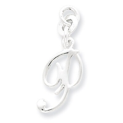 Initial P Pendant Sterling Silver QC6510P, MPN: QC6510P, 883957557045