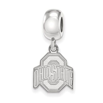 Ohio State University Bead Charm Small Dangle Sterling Silver SS037OSU, MPN: SS037OSU, 886774693644