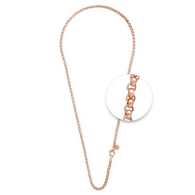 Nikki Lissoni Rose Gold-Plated 3mm X 48cm 19in Chain N03RG48, MPN: N03RG48, 8718627463314