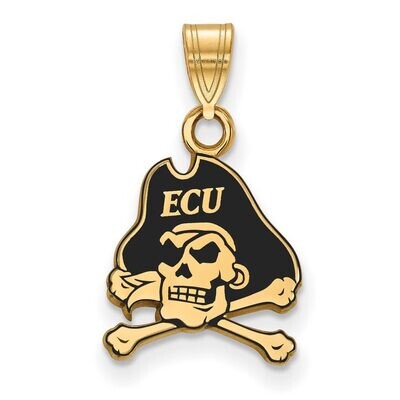 East Carolina University Small Enamel Pendant Gold-plated Silver GP027ECU, MPN: GP027ECU, 886774930…