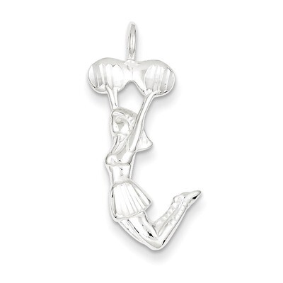 Cheerleader Charm Sterling Silver QC1831, MPN: QC1831, 883957583150