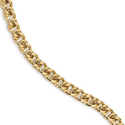 7.5 Inch Fancy Link Bracelet 14k Gold Polished SF2325-7.5, MPN: SF2325-7.5, 191101671159