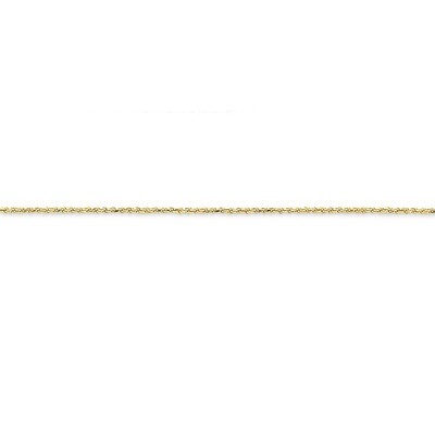 1.2mm Solid Diamond-cut Machine-Made with Lobster Rope Chain 18 Inch 14k Gold M012L-18, MPN: M012L-…