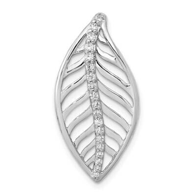 1/5Ct. Diamond Leaf Chain Slide 14k White Gold PM3729-020-WA, MPN: PM3729-020-WA, 883957664729