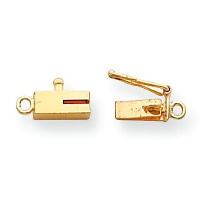 Replacement Tongue for Rectangle Barrel Clasp 14k Yellow Gold YG1823X, MPN: YG1823X,