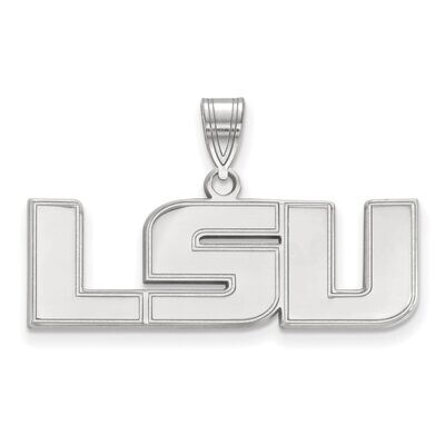 Louisiana State University Medium Pendant 14k White Gold 4W003LSU, MPN: 4W003LSU, 886774828909