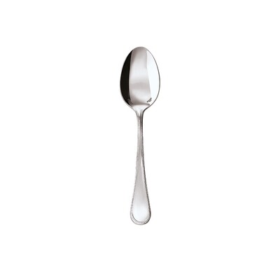 Sambonet perles dessert spoon 7 1/4 inch - silverplated on 18/10 stainless steel, MPN: 52702-25, 79…