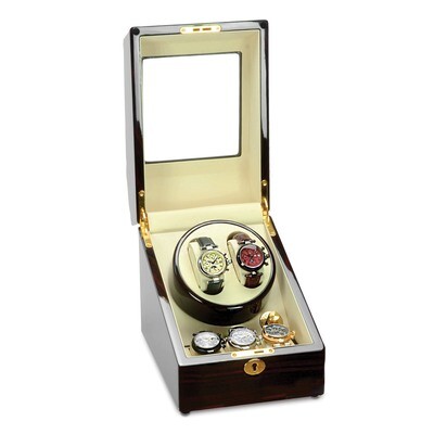 Steinhausen Heritage Cherry Finish Dual Watch Winder with Storage GM20219, MPN: GM20219, 8496890268…