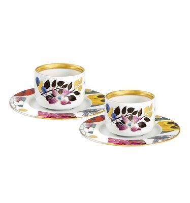 Vista Alegre Christian Lacroix Primavera Set 2 Coffee Cups &amp; Saucers 21132631, MPN: 21132631, Vista…