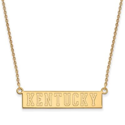 University of Kentucky Small Pendant with Chain Necklace 14k Yellow Gold 4Y072UK-18, MPN: 4Y072UK-1…