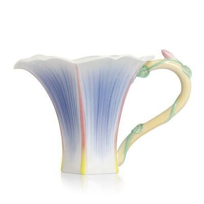 Franz Porcelain Les Jardin Morning Glory Flower Creamer FZ02338, MPN: FZ02338,