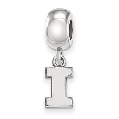 University of Illinois Bead Charm Extra Small Dangle Sterling Silver SS035UIL, MPN: SS035UIL, 88677…