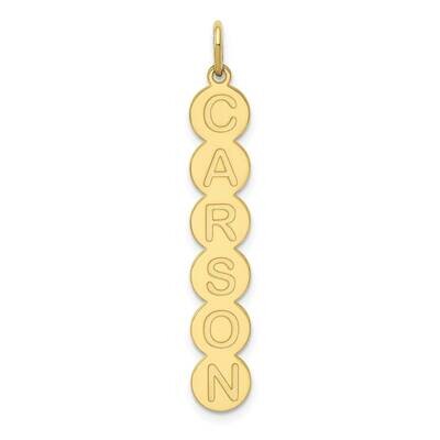 6 Letter Bubble Pendant 10k Gold 10XNA1329Y, MPN: 10XNA1329Y,