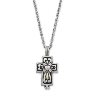 In Loving Memory Locket Crystal Memorial Ash Holder Cross Necklace Pewter GM18281, MPN: GM18281, 78…