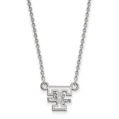 University of Tennessee Small Pendant with Chain Necklace 14k White Gold 4W054UTN-18, MPN: 4W054UTN…