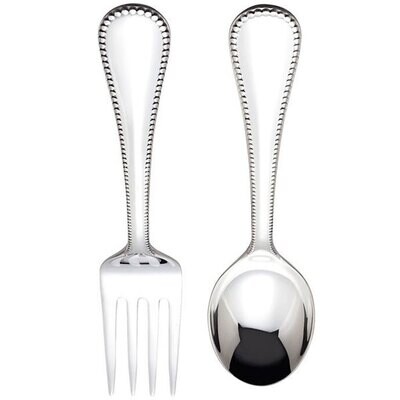 Reed and Barton Engravable Classic Bead 2 Piece Baby Set 865175, MPN: 865175, 735092251947