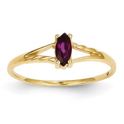 Rhodolite Garnet Birthstone Ring 14k Gold XBR183, MPN: XBR183, 883957444765