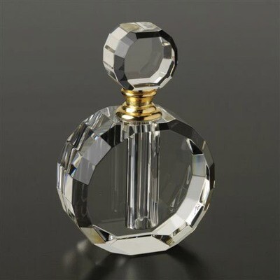 Badash Crystal Round Crystal Perfume Bottle GM8670, MPN: GM8670, 769076012507