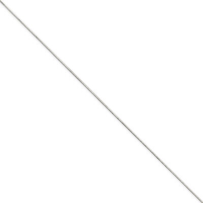 0.80mm Ocatagonal Snake Chain 30 Inch 14k White Gold WOS080-30, MPN: WOS080-30, 886774431680