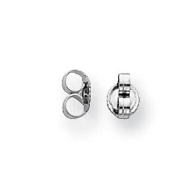 Medium Friction Earring Nut 14k White Gold WG709, MPN: WG709,
