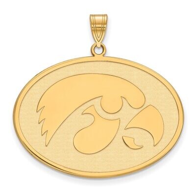 University of Iowa x-Large Pendant Gold-plated Silver GP047UIA, MPN: GP047UIA, 886774946078
