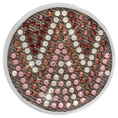 Nikki Lissoni Denim Dreams Aztec Pink White Silver-Plated 43mm Coin C1488SL, MPN: C1488SL, 87188192…