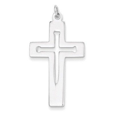 Latin Cross Pendant Sterling Silver QC5855, MPN: QC5855, 886774111735