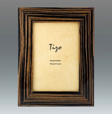 Tizo Rustic Zebra 4 x 6 Inch Wood Picture Frame - Brown, MPN: NC133EB46,