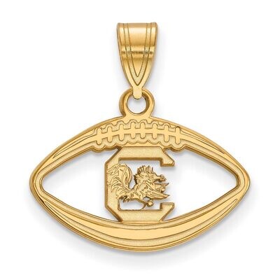 University of South Carolina Pendant in Football Gold-plated Silver GP018USO, MPN: GP018USO, 886774…