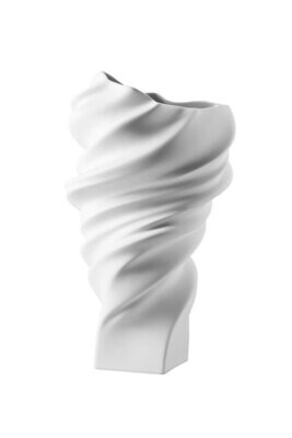 Rosenthal Squall White Matte Vase 12 1/2 Inch, MPN: 14463-100102-26032,