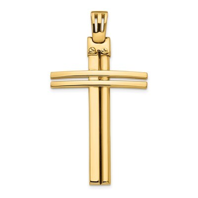 Leslie&#39;s Cross Pendant 14k Polished Gold HB-LF1161, MPN: LF1161, 191101979446