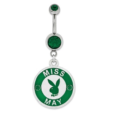 Playboy Miss May Belly Ring PBB160
