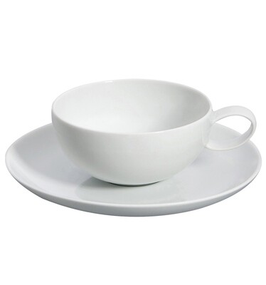 Vista Alegre Domo White Tea Cup &amp; Saucer, MPN: 21100016,